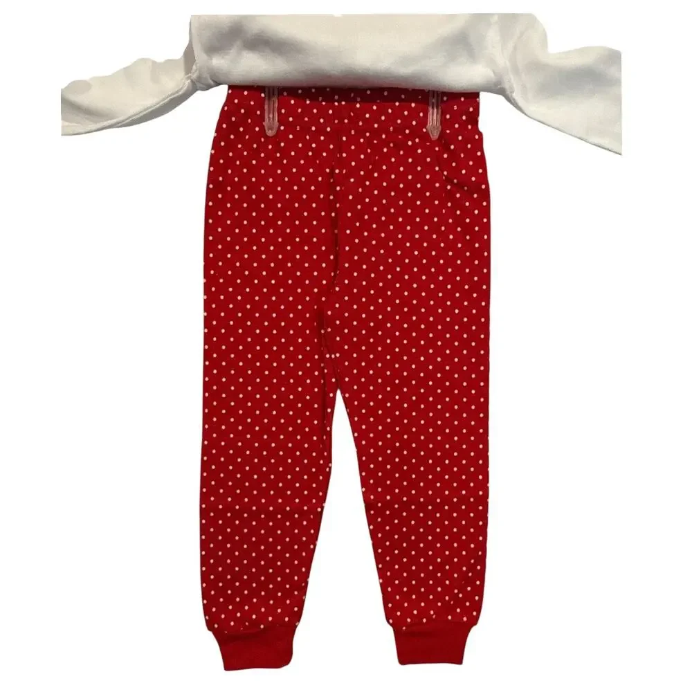 Hudson Baby 2T Christmas Pajama Set Rudolph Reindeer 2 Piece Cotton NWT